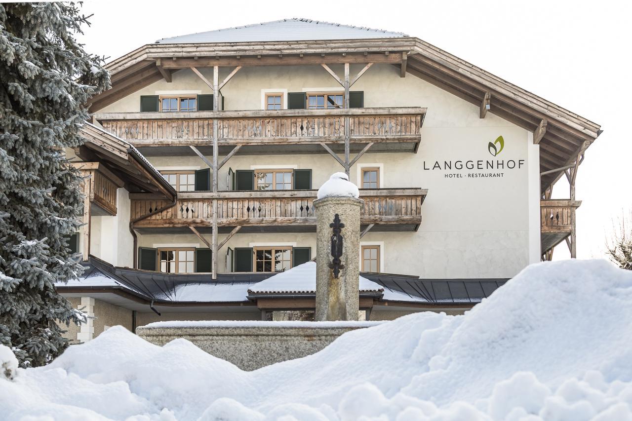 Hotel Restaurant Langgenhof Brunico Esterno foto